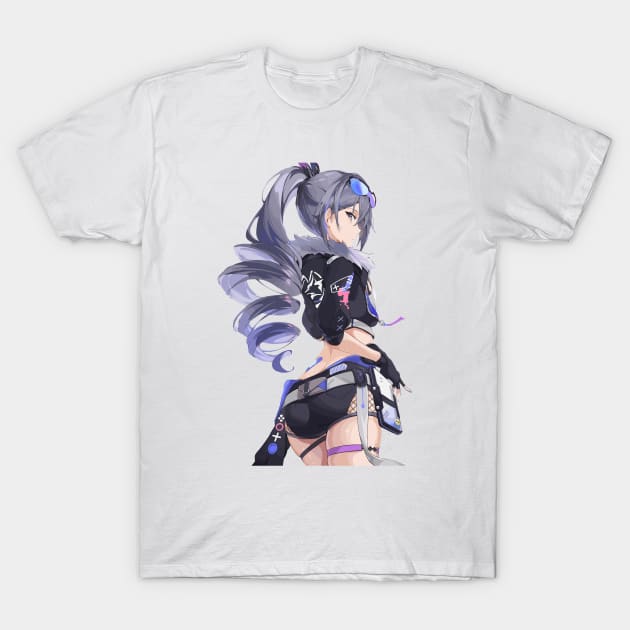 Silver Wolf Honkai Star Rail T-Shirt by abdul rahim